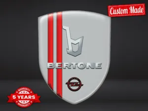Bertone Fensteraufkleber Racing Hochwertig Robust